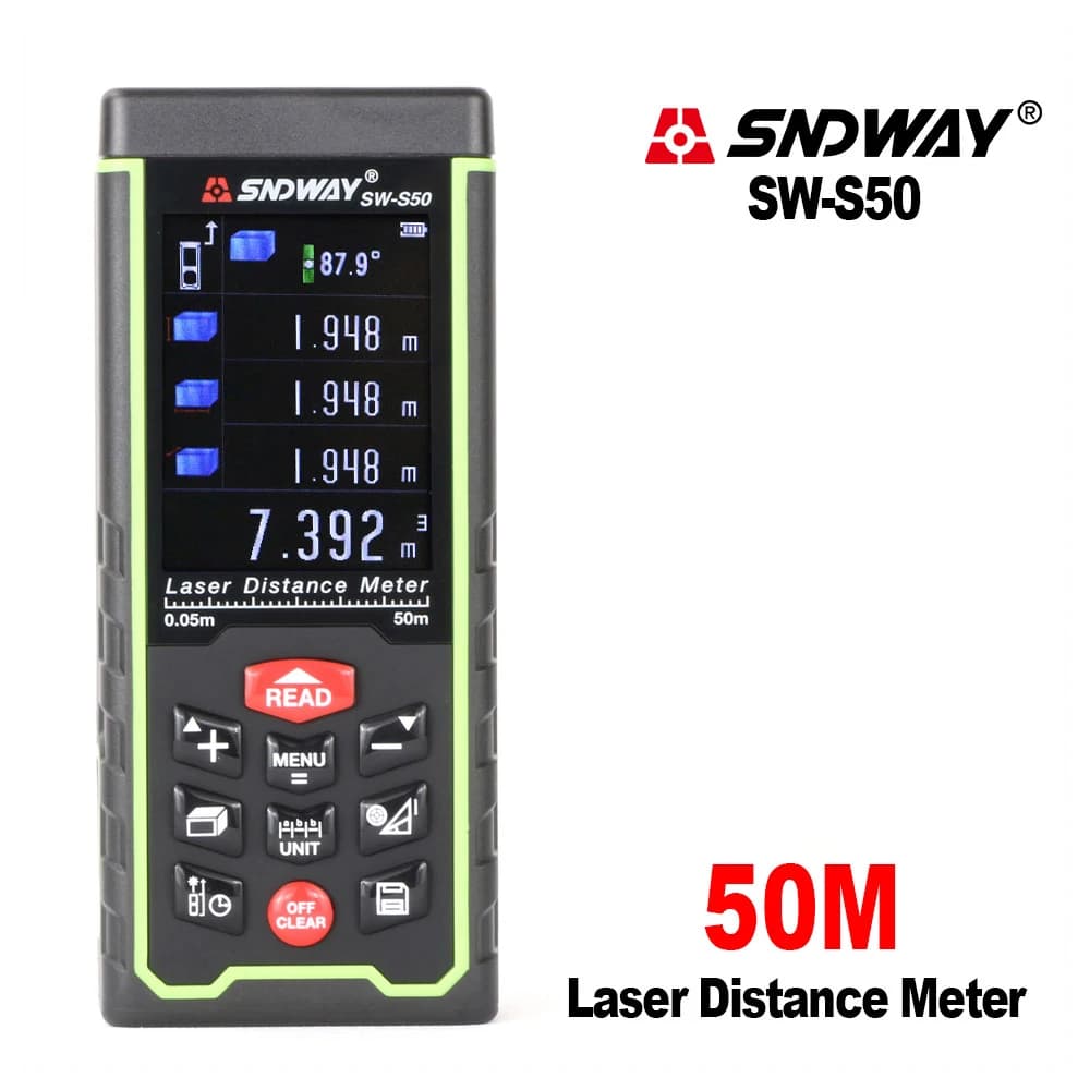 Télémètre laser SNDWAY avec fonction appareil photo - Outil 2en1 pour pêche et relevés