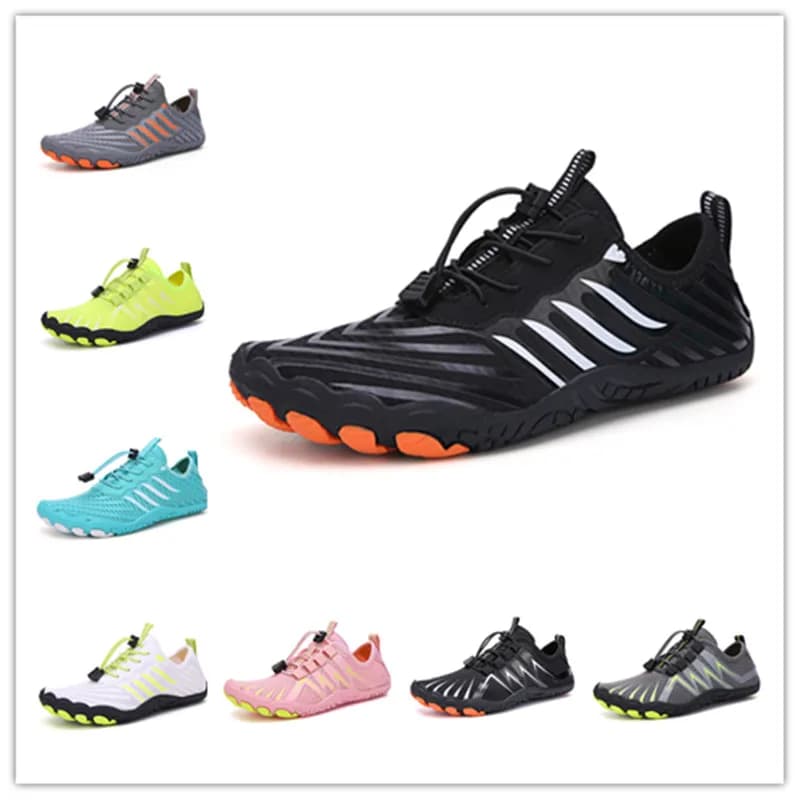 Chaussures aquatiques cinq doigts séchage rapide homme femme pêche plage natation randonnée aquatique