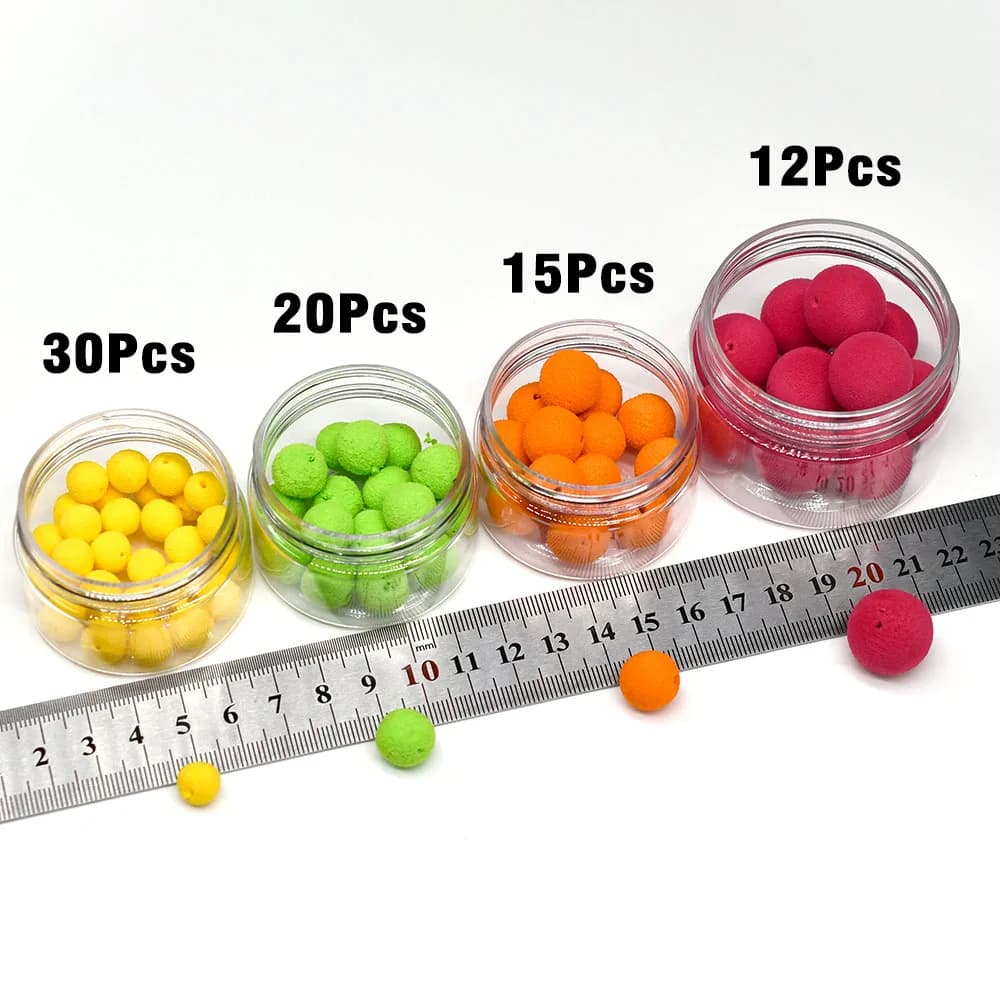 Boilies flottants aromatisés maïs - Appât artificiel odorant pour pêche à la carpe moderne