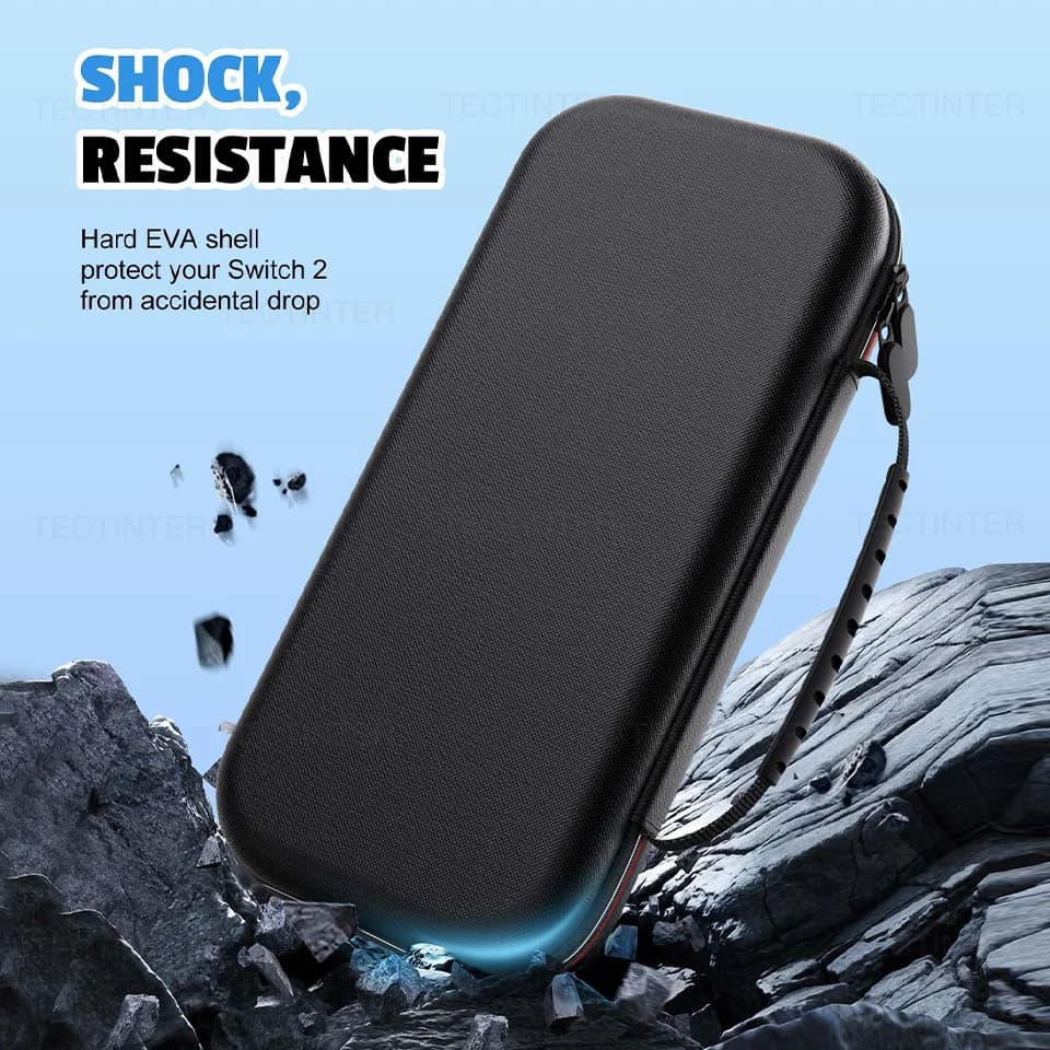 Étui de protection de voyage pour Nintendo Switch 2, coque rigide EVA et pochette pour accessoires