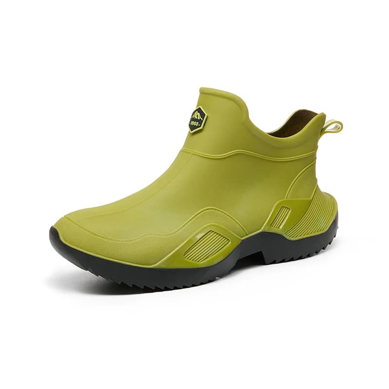 Chaussures de pluie couple courtes imperméables anti-dérapantes caoutchouc résistant 2026 - Bottes pêche