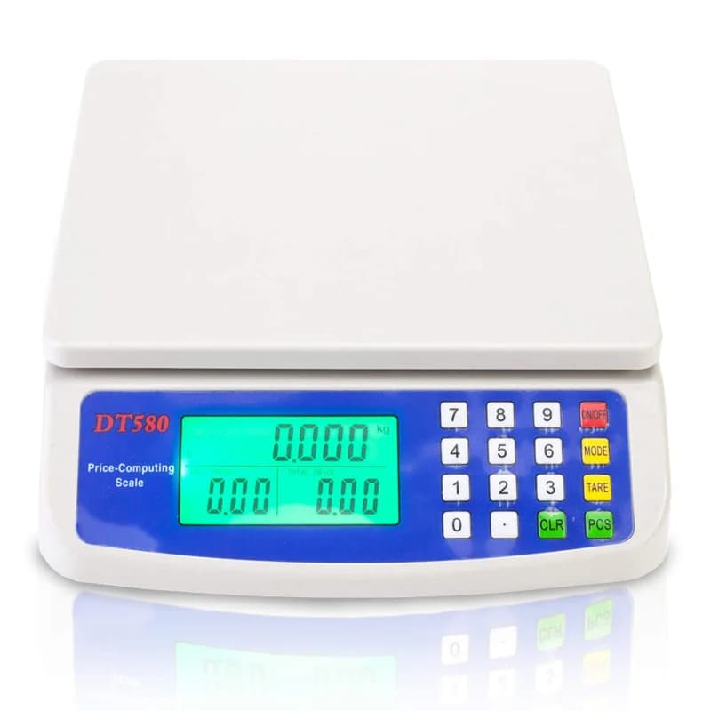 Balance numérique de précision 30kg/1g avec écran LCD pour aliments et pesées précises - Balance électronique fiable