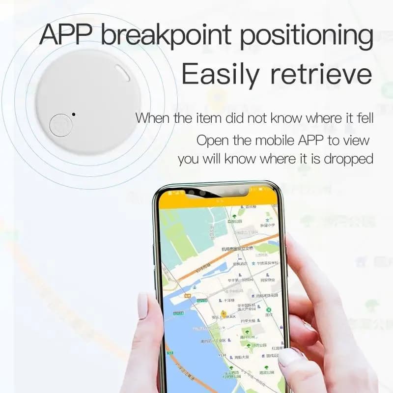 Traceur Bluetooth anti-perte pour clés, portefeuille et animaux avec alarme sonore et géolocalisation