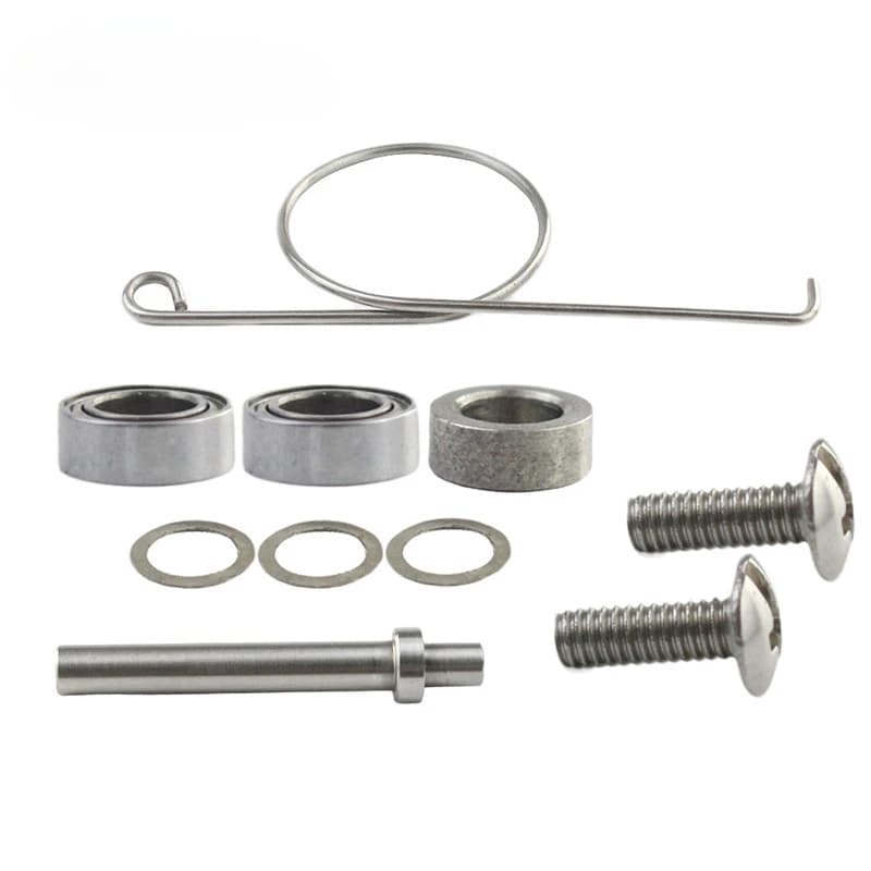 Kit d'outils pour poignée de moulinet de pêche - Vis, roulements, joints et clé de montage pour baitcast