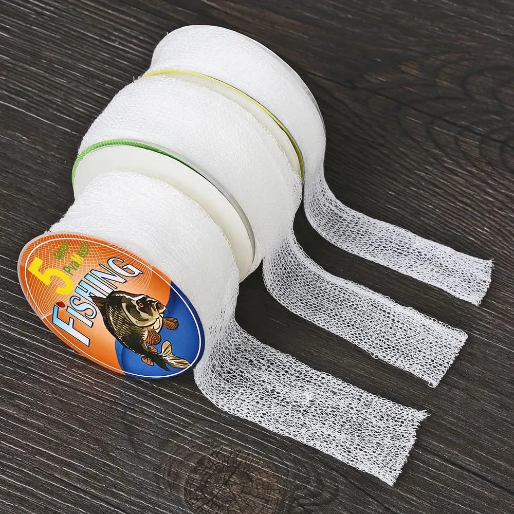 Filet PVA soluble 5M pour pêche à la carpe - Diamètres 25/37/44mm - Dissolution rapide dans l'eau