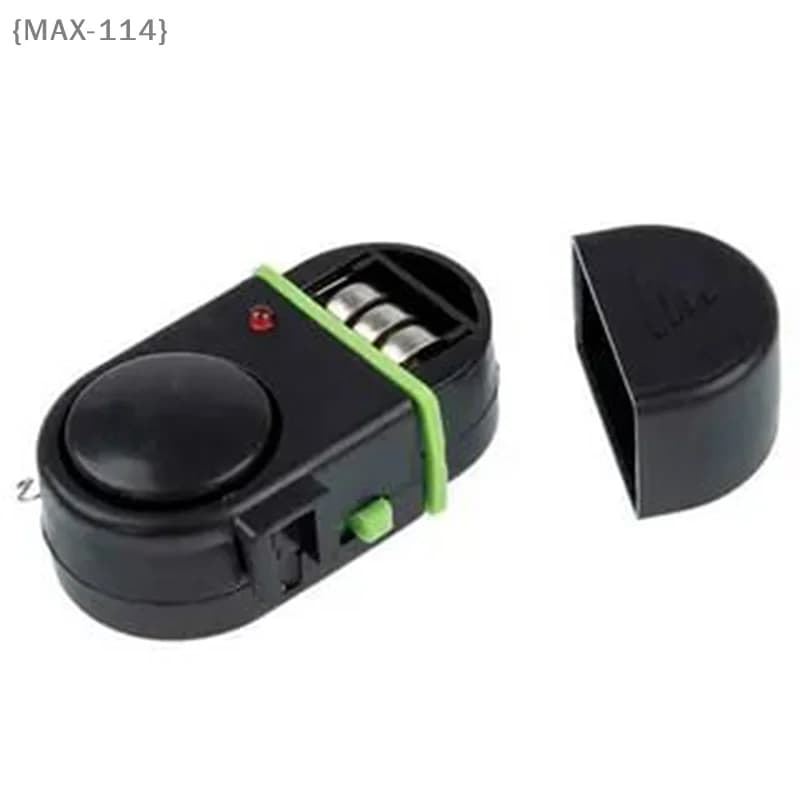 Alarme morsure carpe B1101 MAX114M3 réglable volume/sensibilité avec LED - Pour pêche nuit