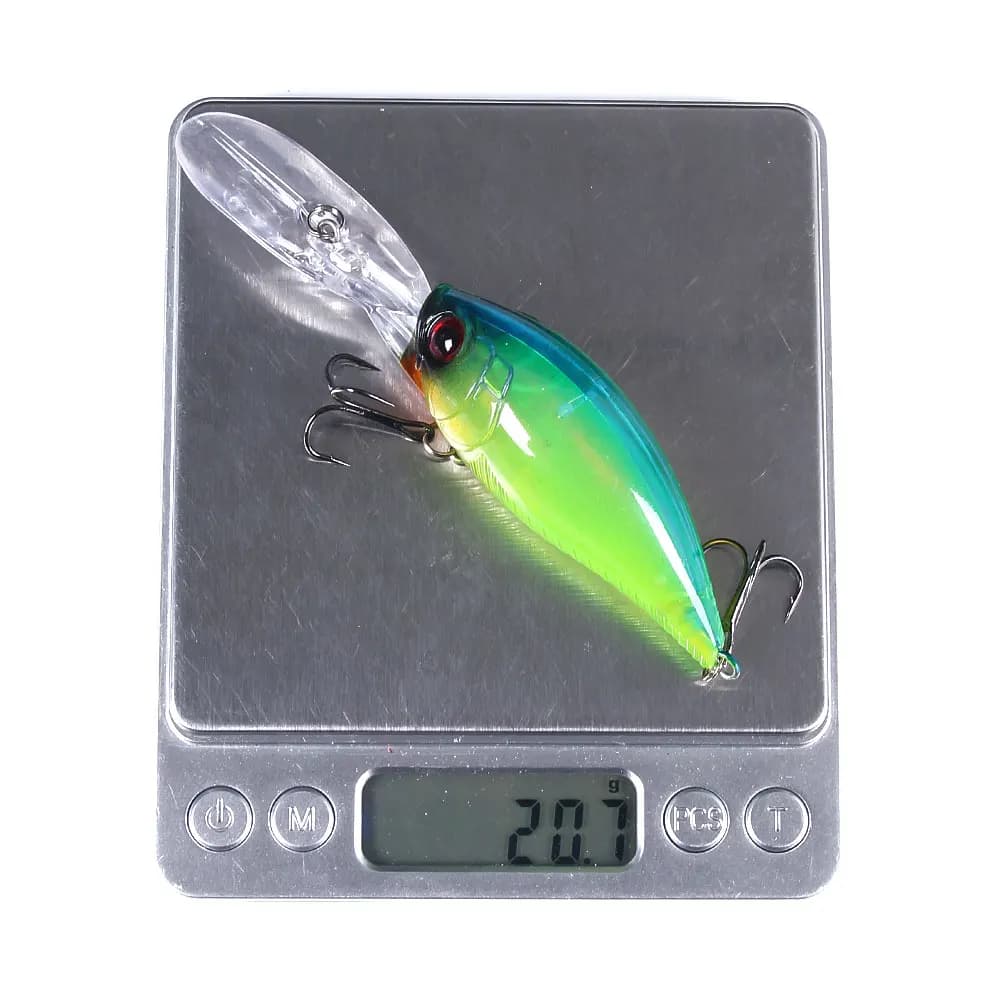 Leurre de pêche crankbait 12.5cm 20.5g pour brochet, leurre dur wobbleur carnassier