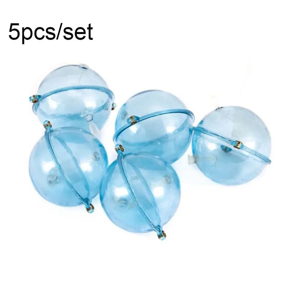 5 flotteurs boules pêche mer ABS plastique haute qualité 25-47mm bulles flottabilité