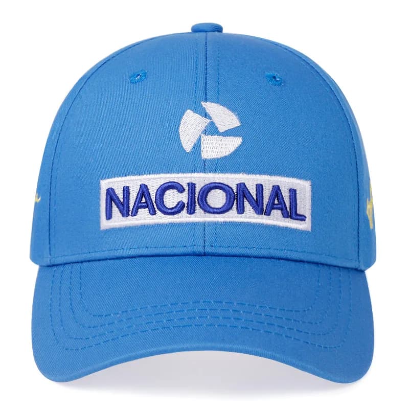 Casquette baseball Ayrton Senna broderie fashion protection solaire pêche sport