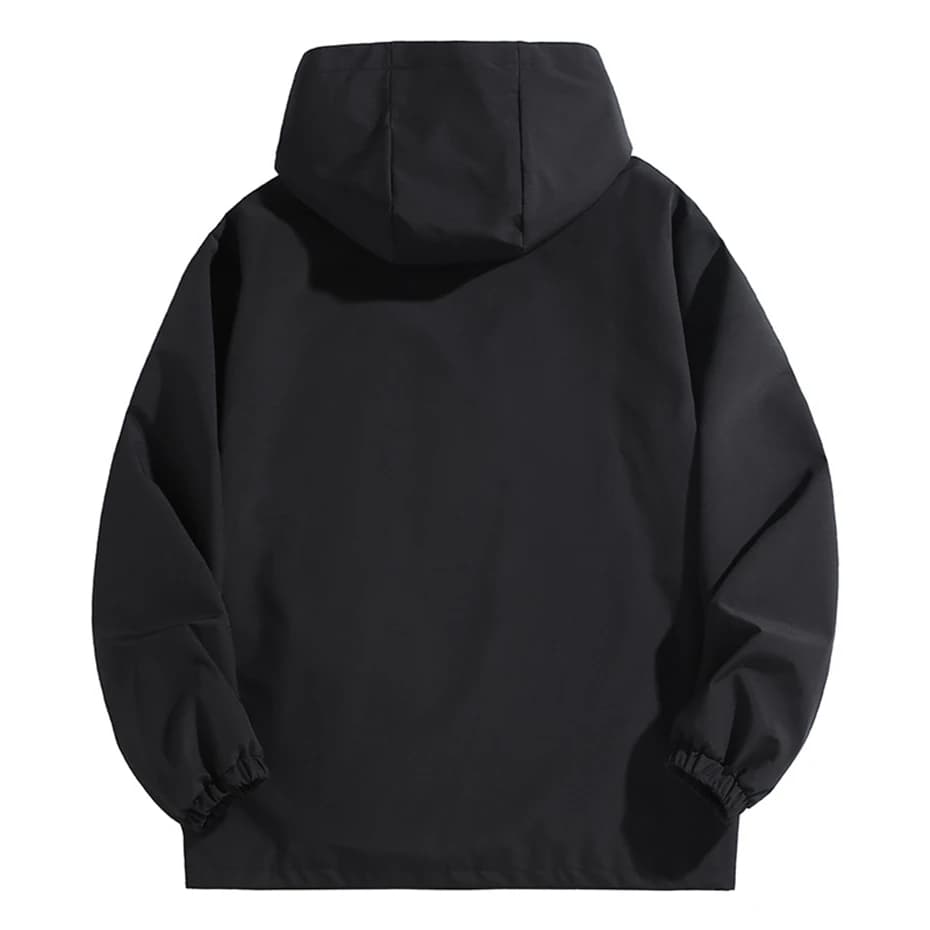 Coupe-vent imperméable grande taille 10XL 12XL noir pour pêche homme veste extérieure outdoor