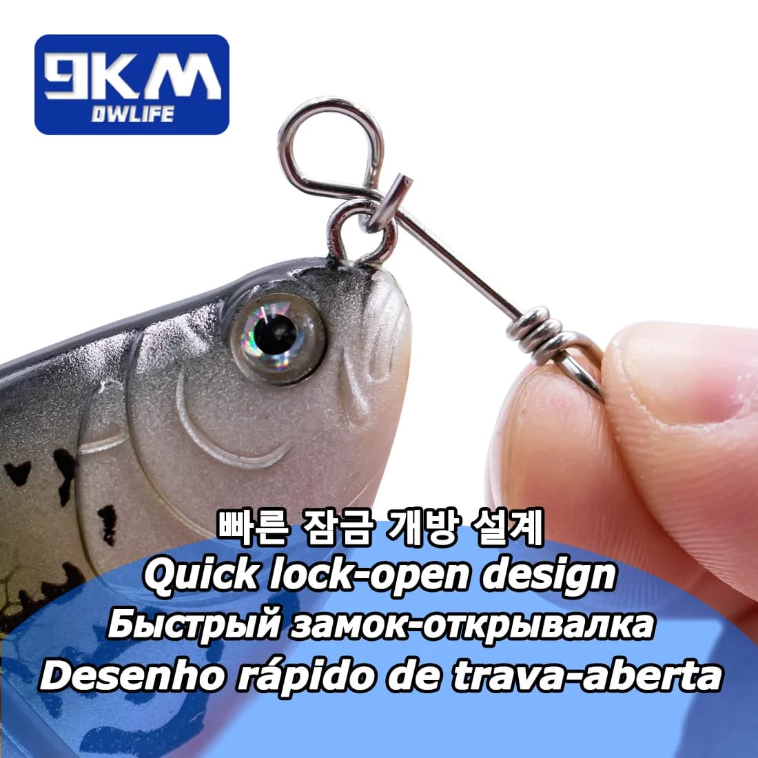 50 à 200 pièces snaps rapides inox pour changement de leurres pêche mer et eau douce