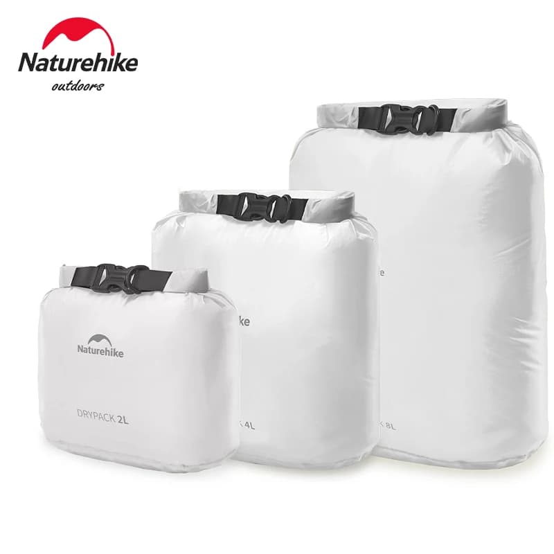 Sac compression étanche Naturehike 2L 4L 8L kayak pêche rafting natation léger compact