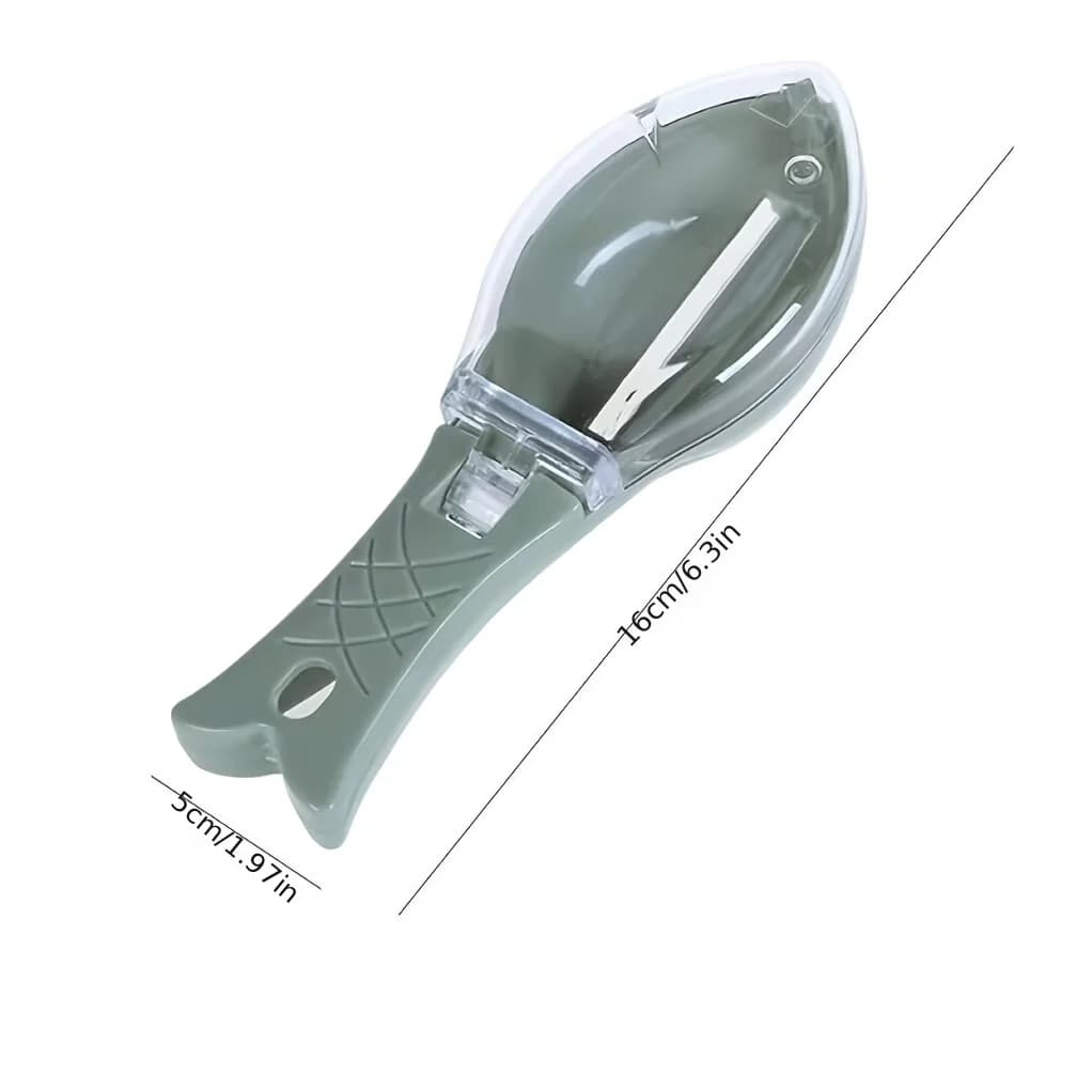Grattoir à écailles de poisson rapide en plastique outil de cuisine pour nettoyer poisson facilement