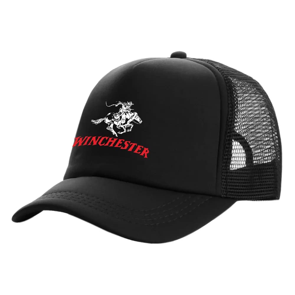 Casquette Winchester rifles trucker cap - Hommes unisexe mesh été - Chapeau baseball style pêcheur