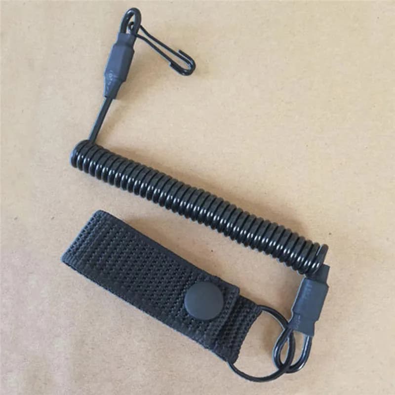 Lanière anti-perte élastique pêche chasse - Corde sécurité oxford pour clés lampe accessoires
