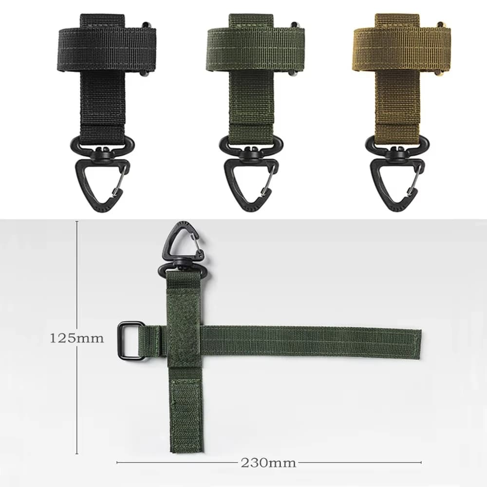 Mousqueton alpinisme porte-clés pêche outdoor accroche gants corde accessoires camping