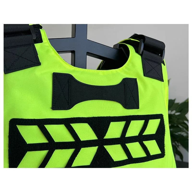 Gilet tactique fluorescent multifonction trajet - Veste entraînement haute visibilité pêche - Respirant anti-C