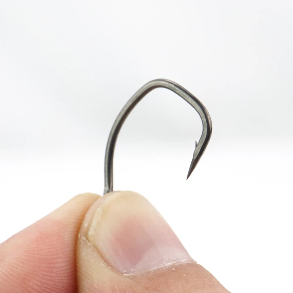 15 hameçons pour carpe PTFE micro-barbelés acier carbone - modèles X917 haute performance
