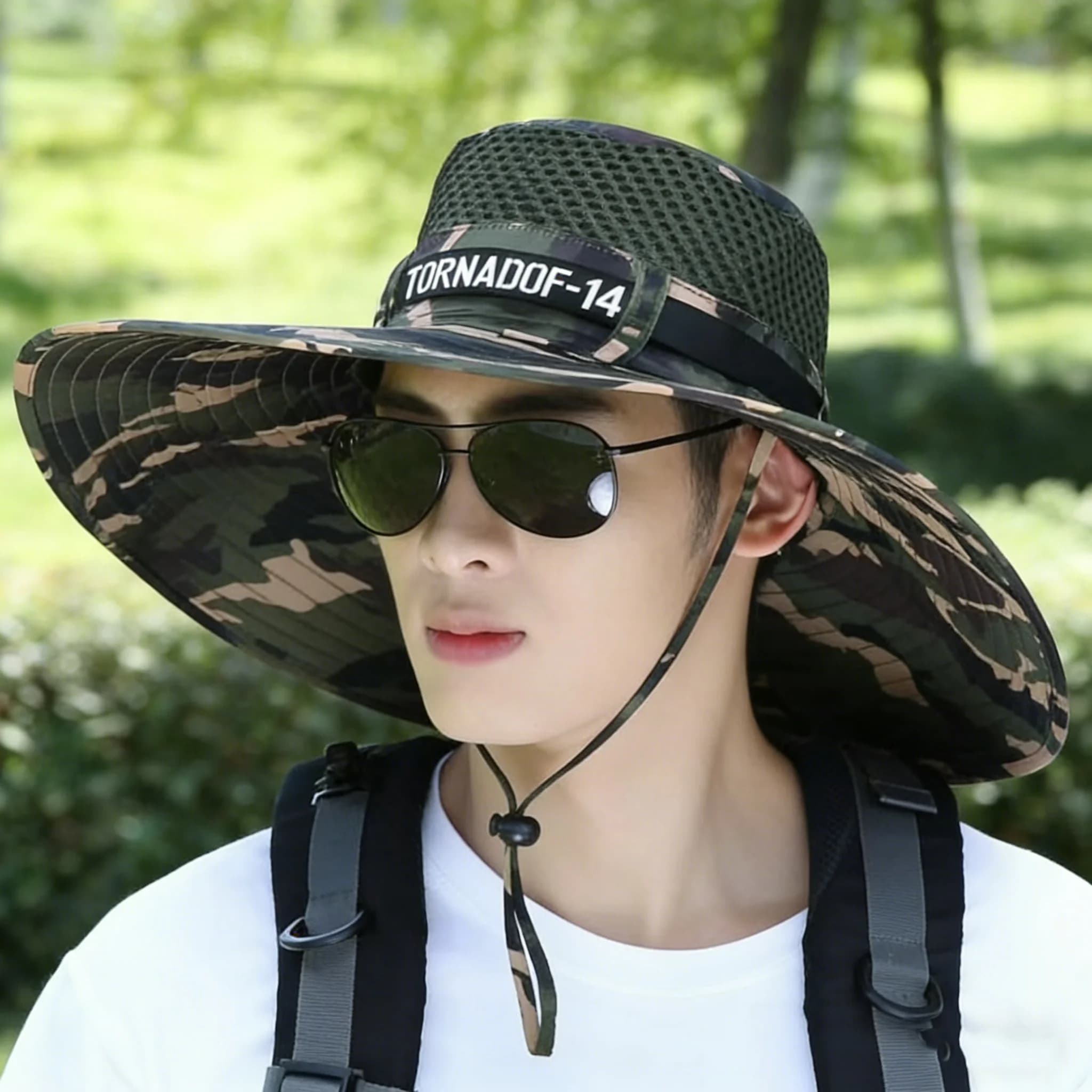 Chapeau de pêche été grand format respirant protection UV pour hommes et femmes pêcheur