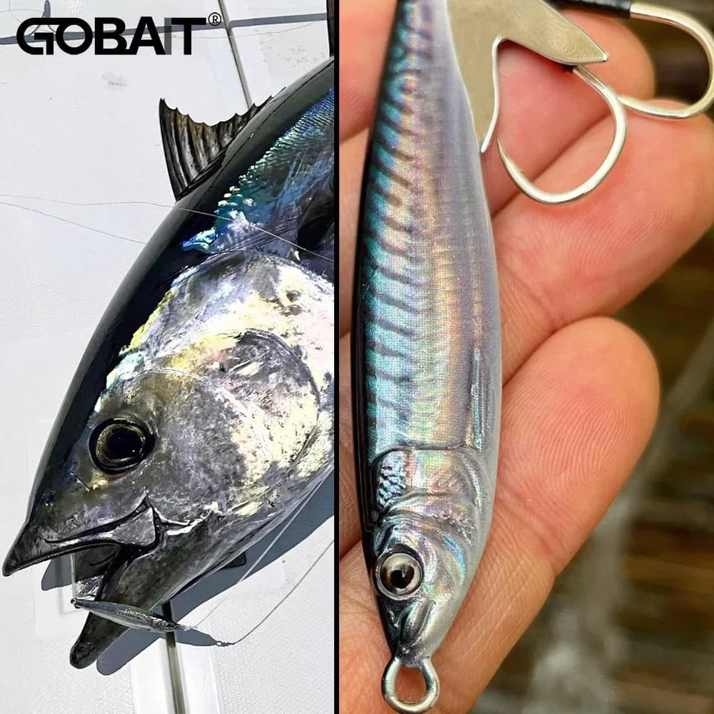 Leurre métal jig 20g 30g 40g avec yeux 3D laser pour pêche verticale, spinning et pêche au leurre