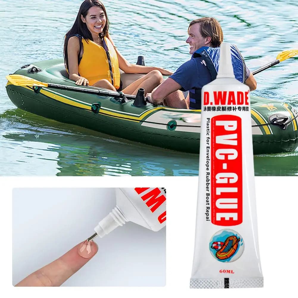 Colle PVC 60ml réparation bateau gonflable - SUP paddle board kayak tube réparation durable étanche