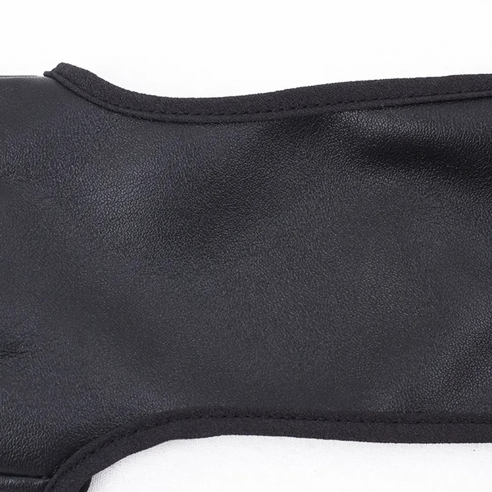 Gant de protection tir à l'arc trois doigts cuir PU anti-dérapant pour chasse et pêche sportive