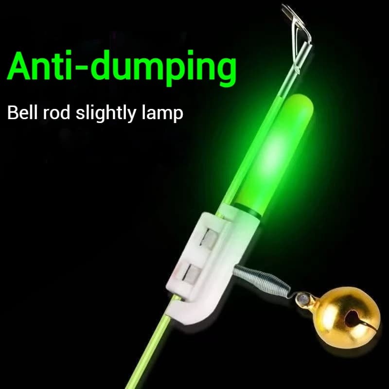 Alarme électronique LED 5 pièces pour pêche de nuit - Indicateur de touche avec bâton CR425