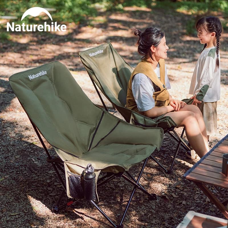 Chaise lune haut dossier Naturehike réglable pliante pêche rassemblement portable siège loisir pique-nique