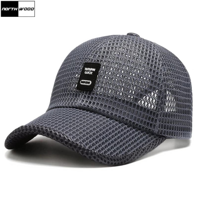 Casquette pêche dad hat NORTHWOOD mesh respirant été snapback réglable pêcheur