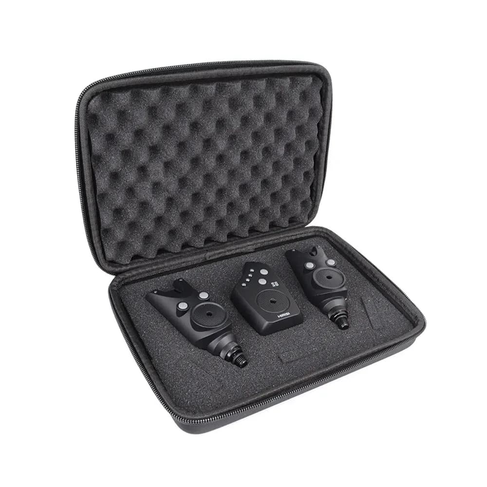 Hirisi S6 Kit d'Alarme de Touche Carpe Sans Fil Étanche - Détecteur Prise Accessoires Pêche Professionnelle