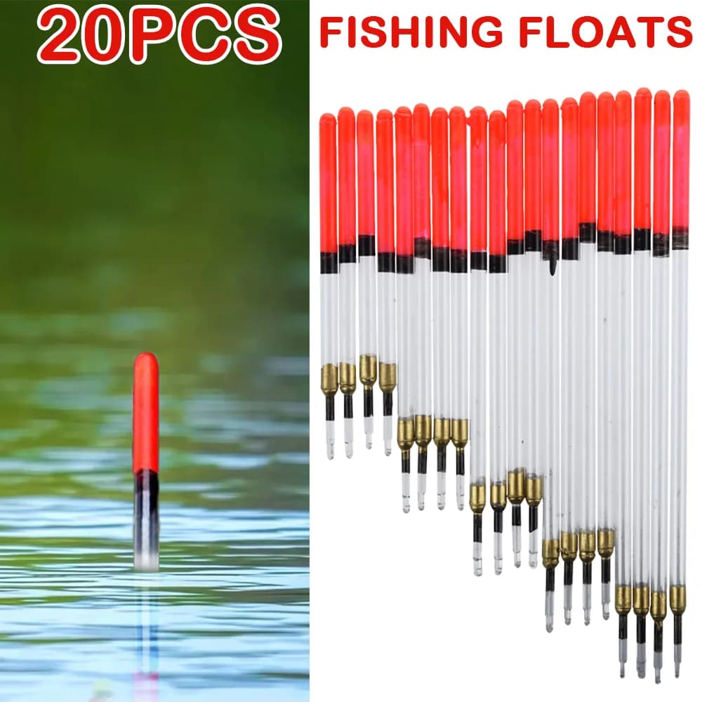 Flotteurs waggler marqués tube droit pour pêche verticale extérieure - accessoires pêche précise