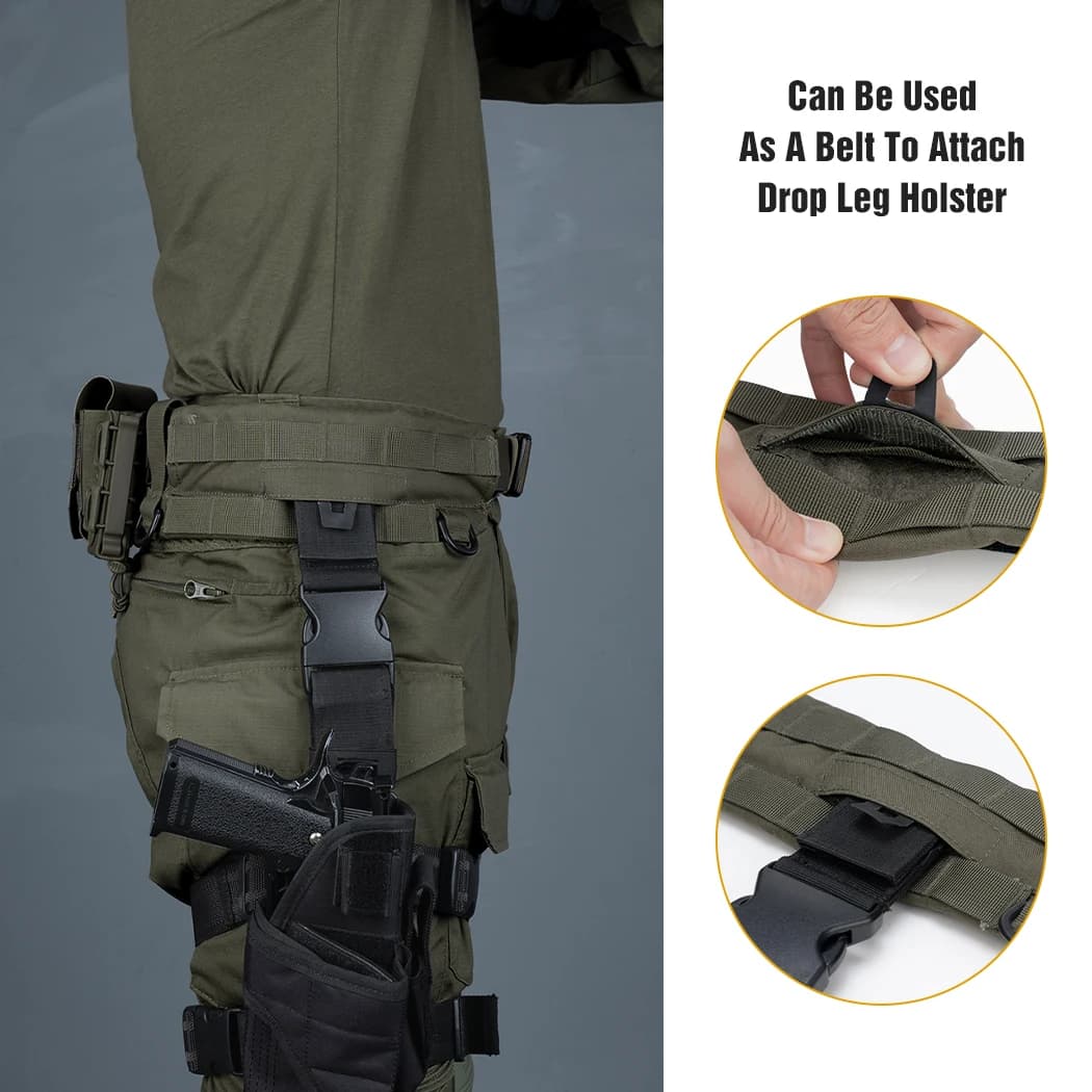 Ceinture tactique modulaire IDOGEAR set intérieur/extérieur - Équipement pêche combat réglable 3424