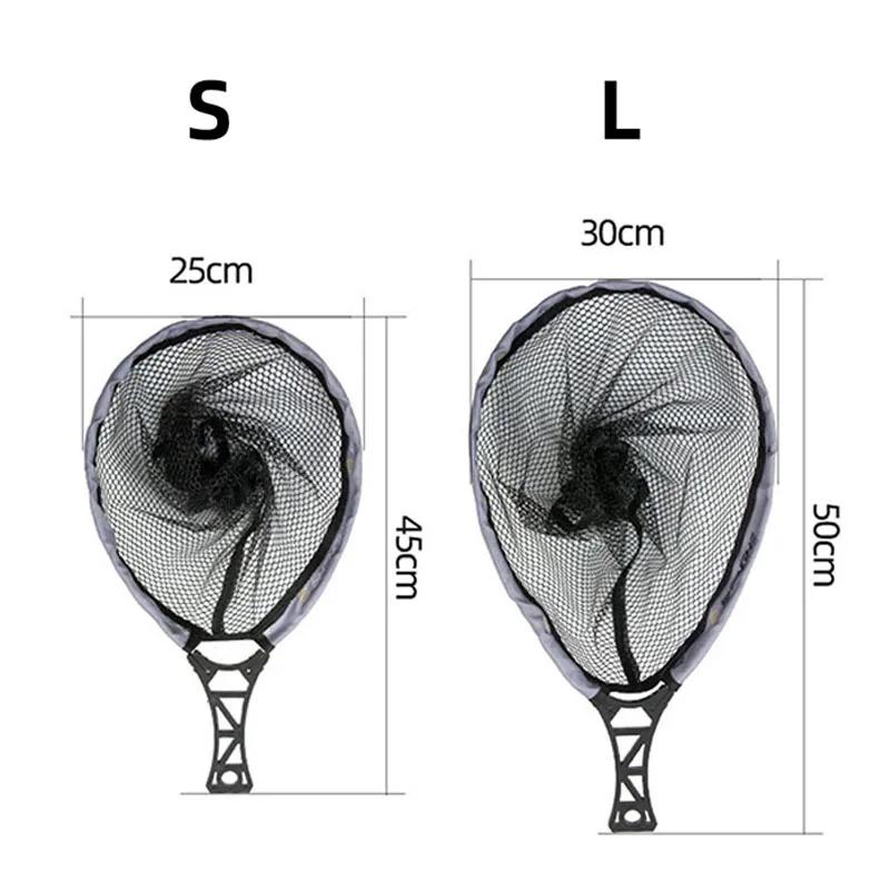 Épuisette pliable pêche à la mouche compacte - Filet de réception pliant pour truites en rivière