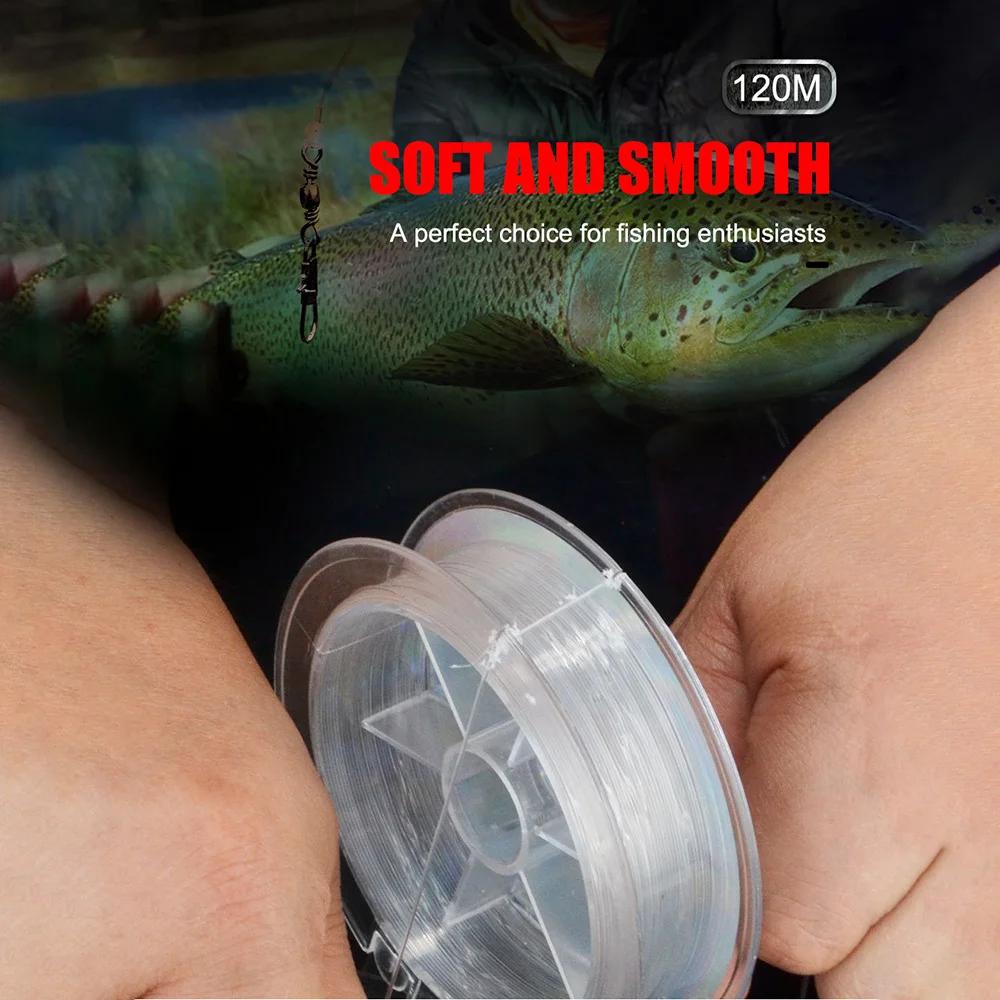Fluorocarbone #10.0 120M - Ligne de pêche haute résistance 21.5kg pour distance de lancer maximale