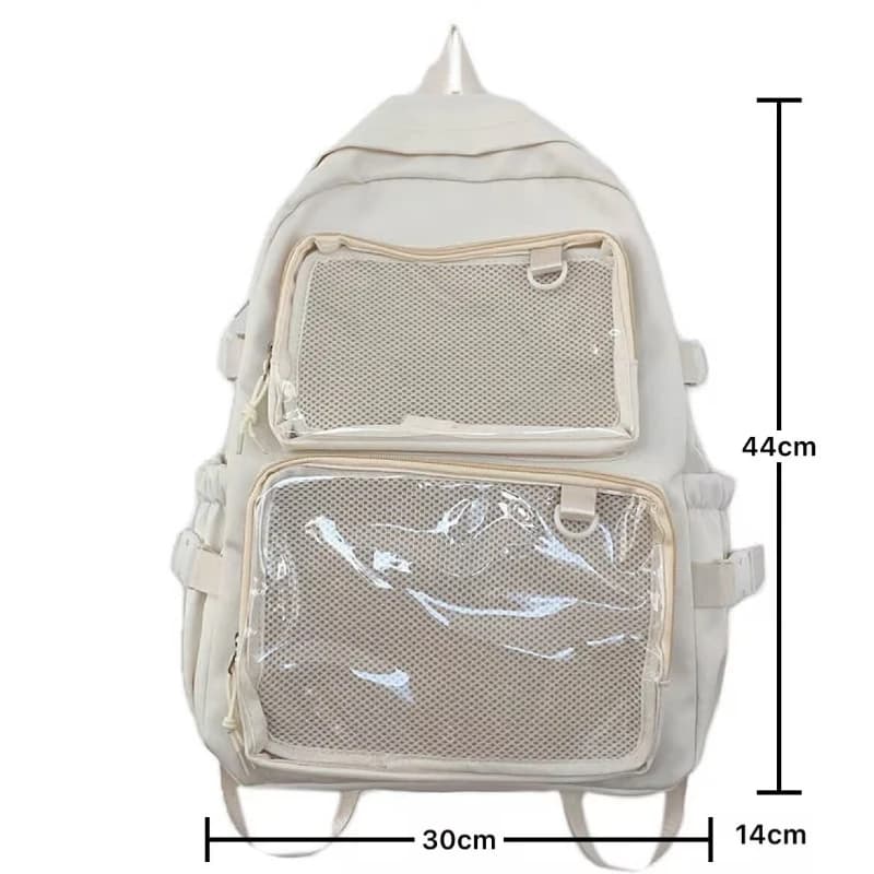 Sac à dos transparent ita bag pêche - Rangement visuel leurres accessoires pêche collection