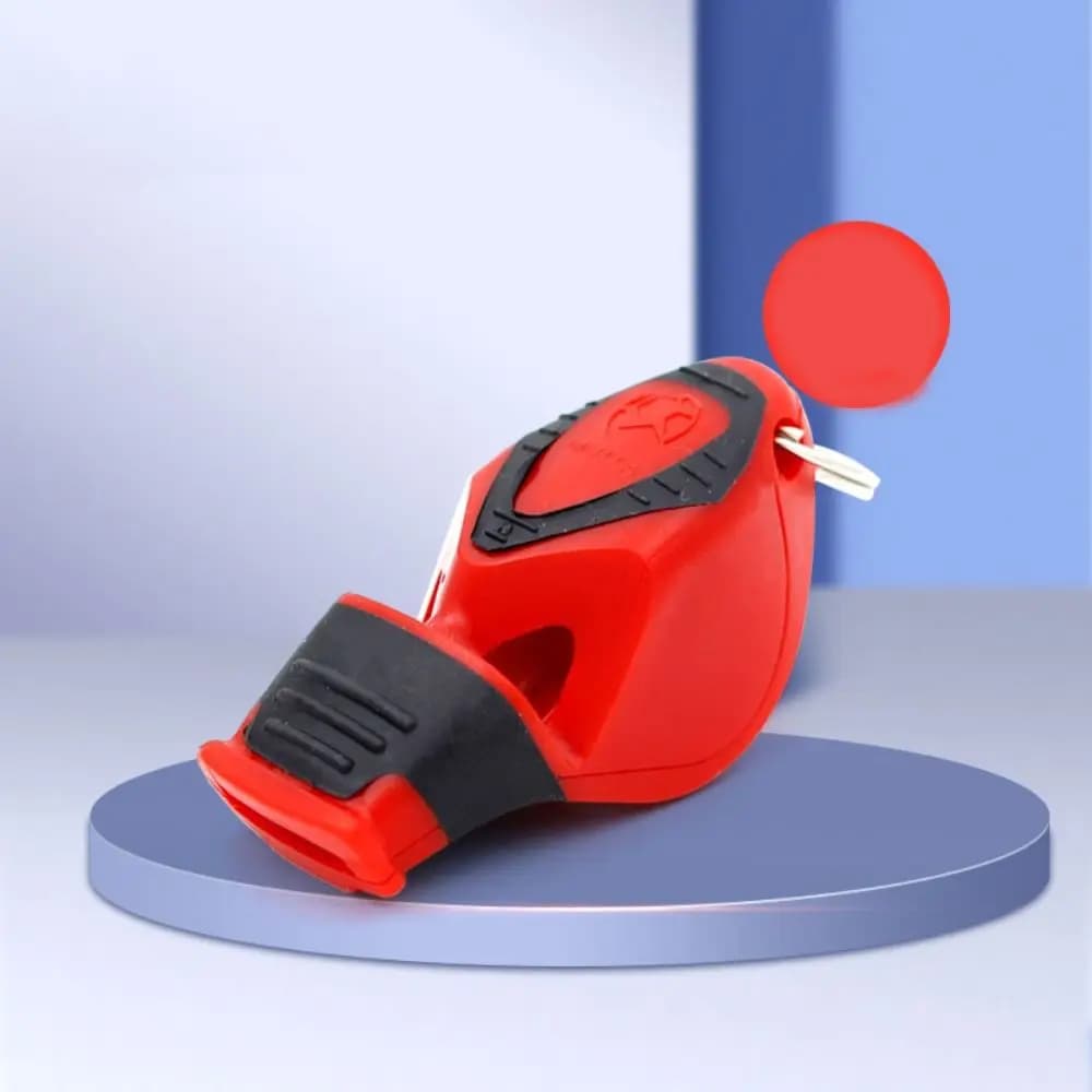 Sifflet main PVC haute qualité - Accessoire d'entraînement multicolore pour pêche