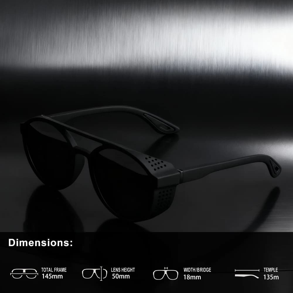 Lunettes de pêche polarisées Steampunk pour homme et femme - Protection UV et vision claire