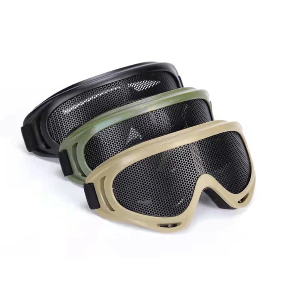 Lunettes tactiques mesh anti-choc pour chasse, airsoft et pêche sportive - Protection maximale
