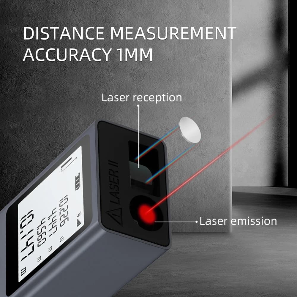 Télémètre laser NOHAWK mini rechargeable USB - Outil portable pour pêche nomade