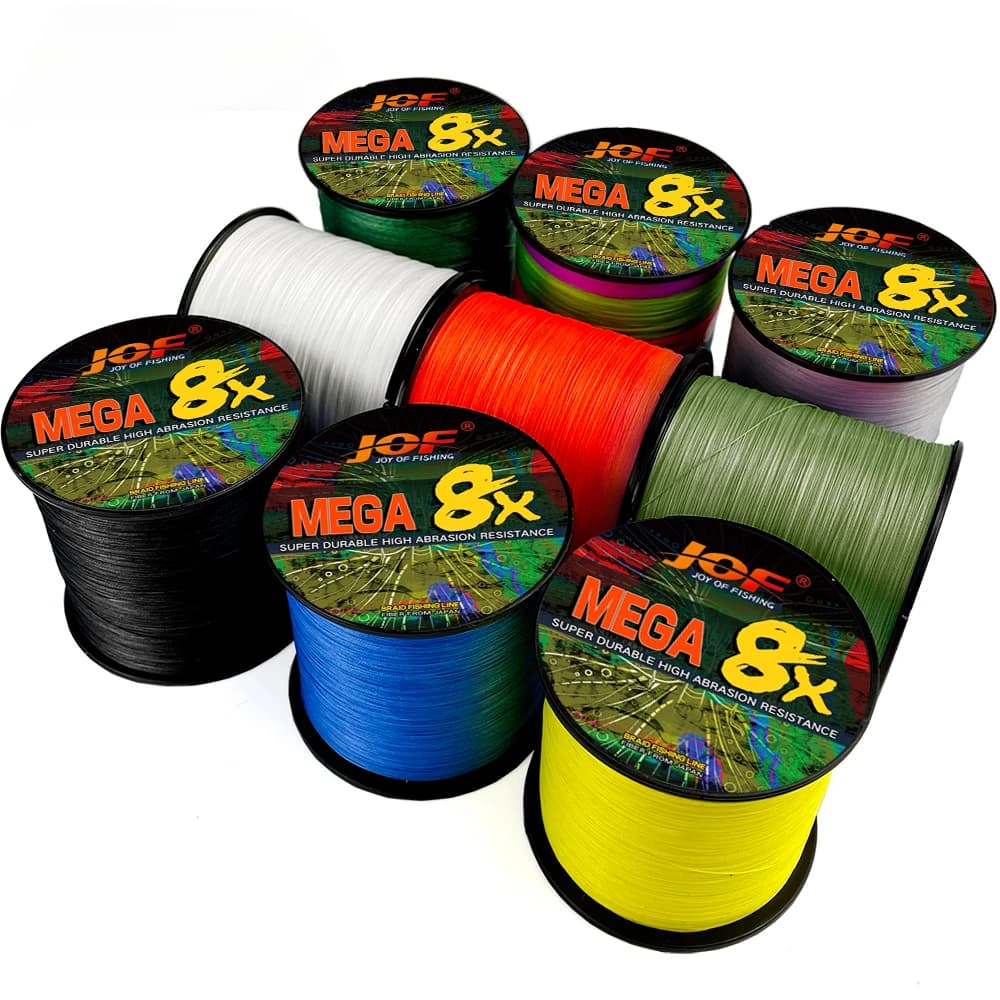 Ligne tressée JOF 8 brins 300M pour leurres - Multifilament PE 18-78LB bar carnassier carpe
