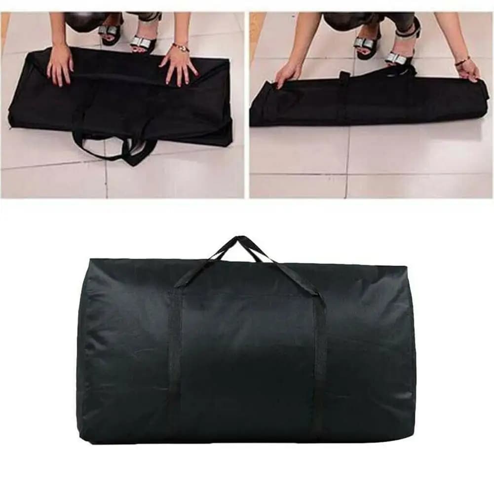 Sac de déménagement extra-large étanche 80x48x25cm - Rangement linge courses non-tissé réutilisable maison