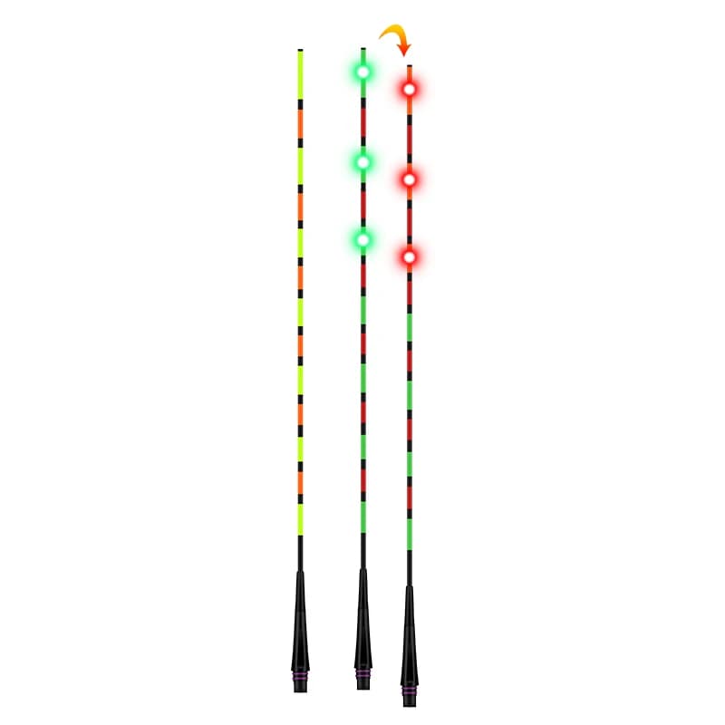 Flotteur lumineux à capteur gravité avec queue LED changeante pour pêche en mer accessoires