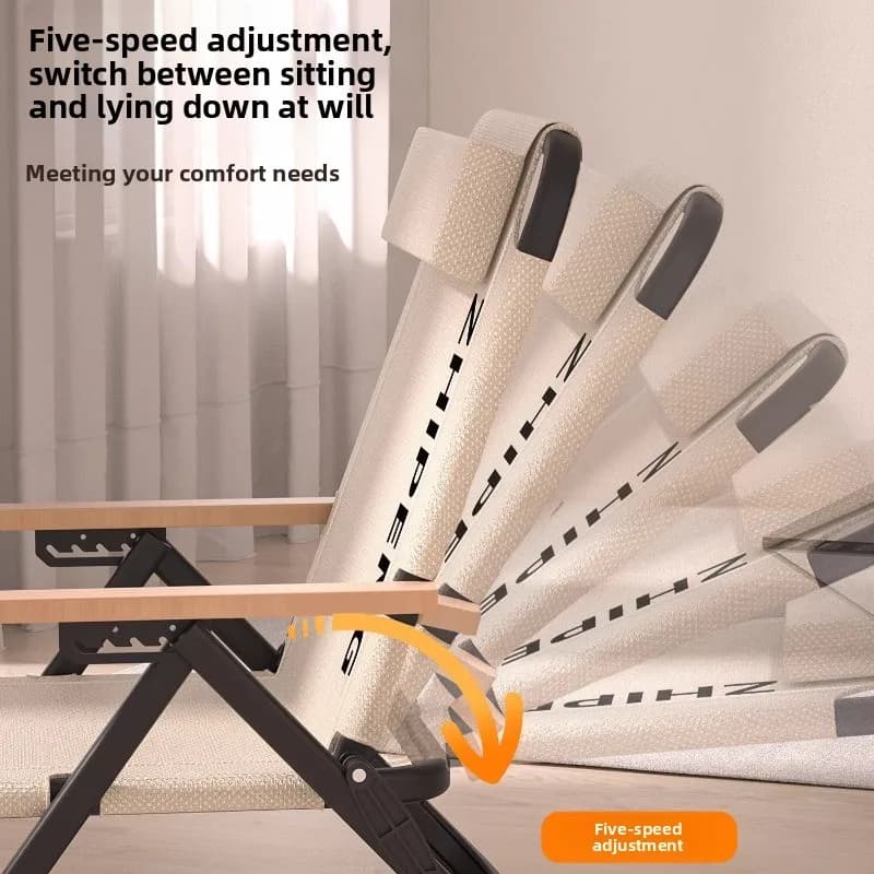 Chaise pliante camping portable légère dossier haut aluminium avec porte-gobelet pour pêche