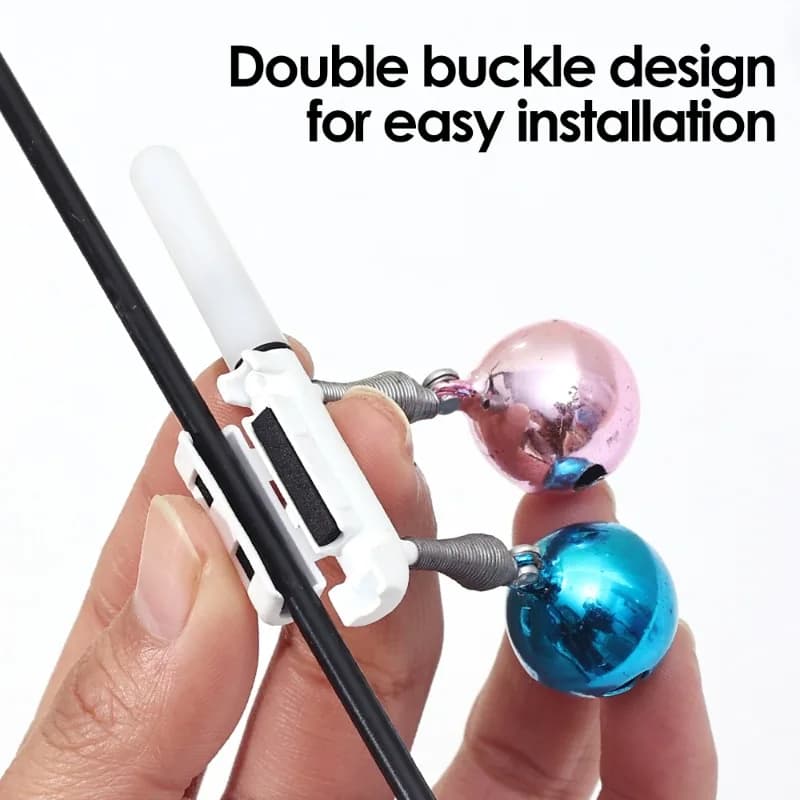Détecteur double cloche étanche CR425 LED - indicateur lumineux pêche nuit rock fishing
