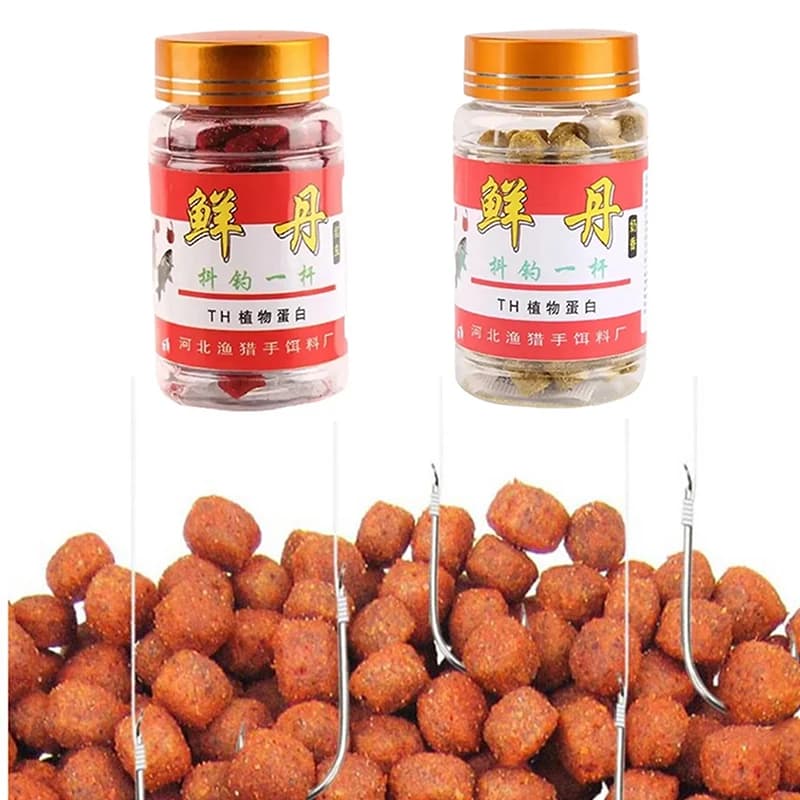 Appât Fish Bait Fort Attracteur pour Gardon Brème Carpe Tilapia Cyprin Doré Boules Particules