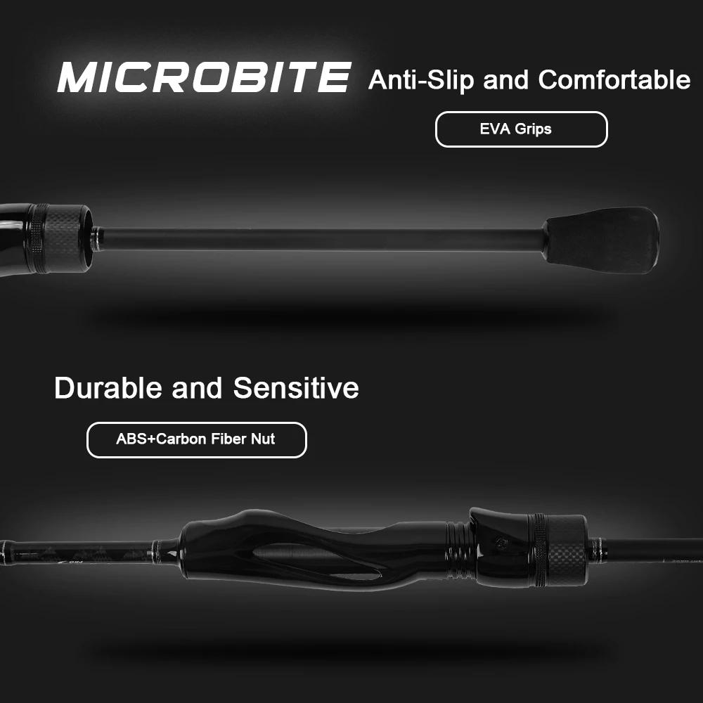 Canne spinning MIFINE MICROBITE AJING UL/L 1-10g - Pointe tubulaire pour truite, perche