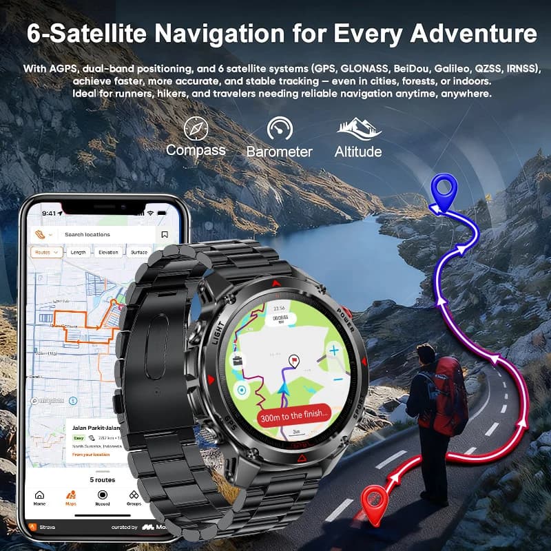 Montre Forerunner 570 GPS écran AMOLED étanche 3ATM boussole altimètre lampe sport smartwatch homme