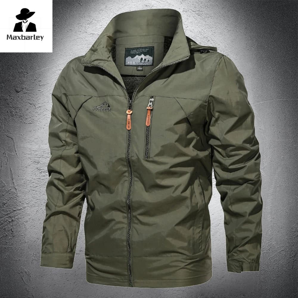Veste homme extérieur coupe-vent imperméable tactique militaire pêche camping 5XL grande taille