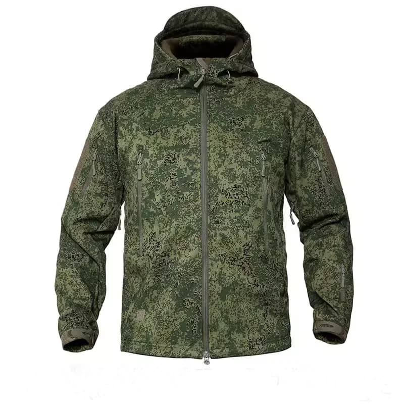 Combinaison assault camouflage EMR softshell polaire imperméable pour pêche et chasse