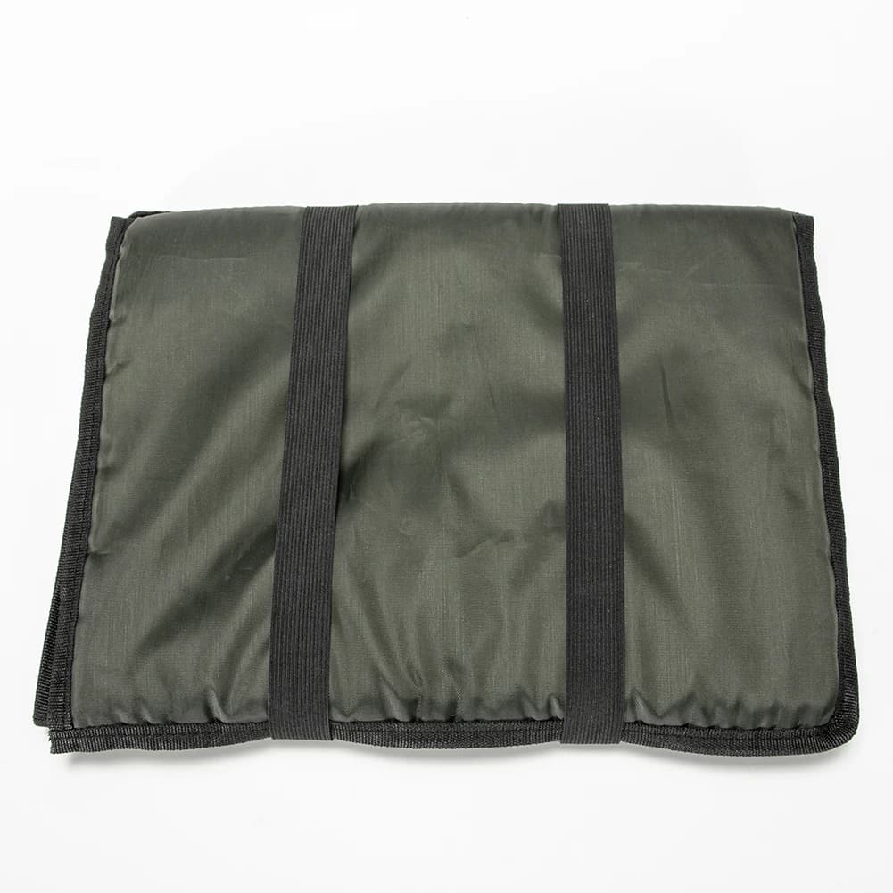 Tapis de pêche 3 couches pliable multifonction jaune avec porte-aiguilles - Coussin respirant